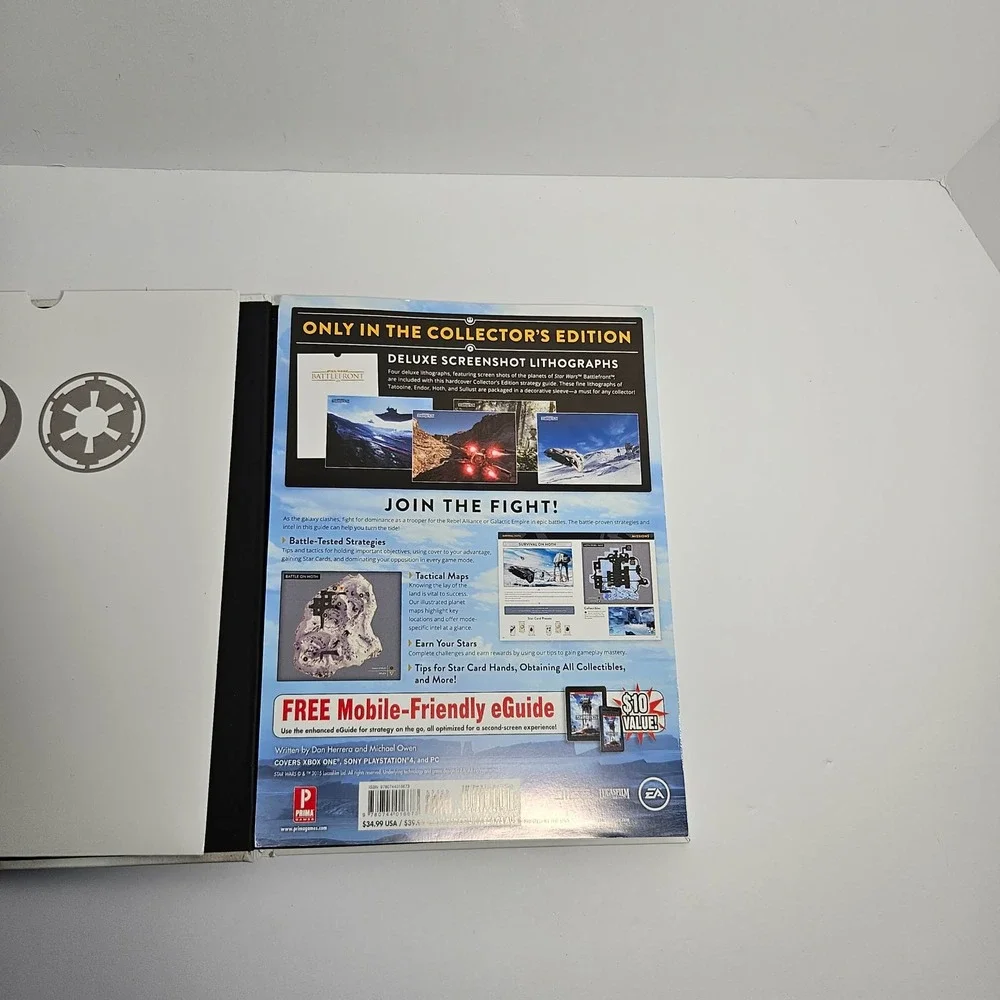 Star Wars Battlefront Prima Collector's Edition Strategy Guide Hardcover Lithos